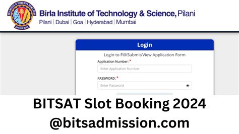 bitsat slot|BITSAT Exam 2024 .